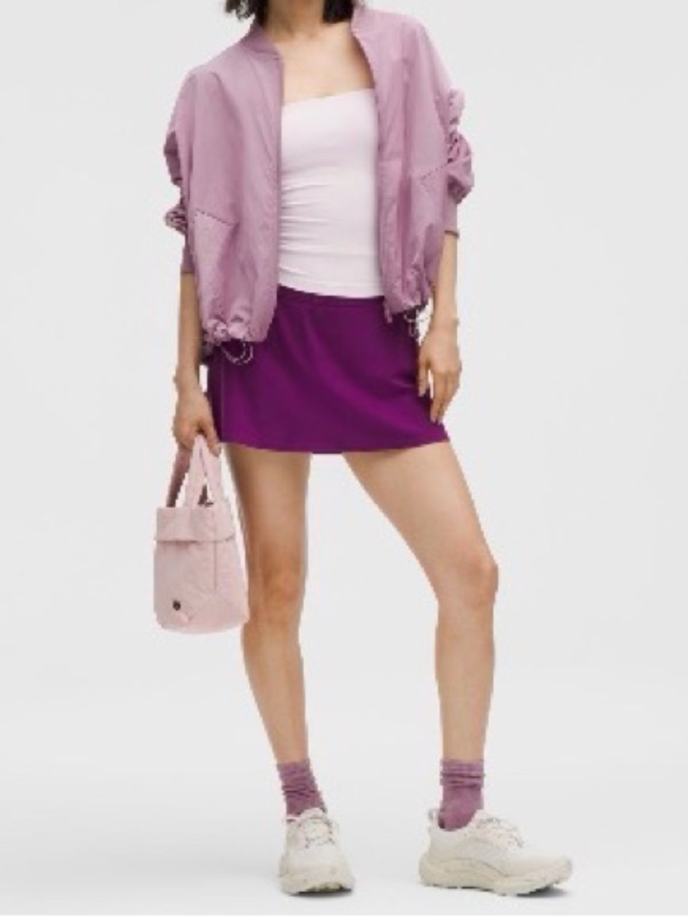 Lululemon align high rise skort chilled grape size 2